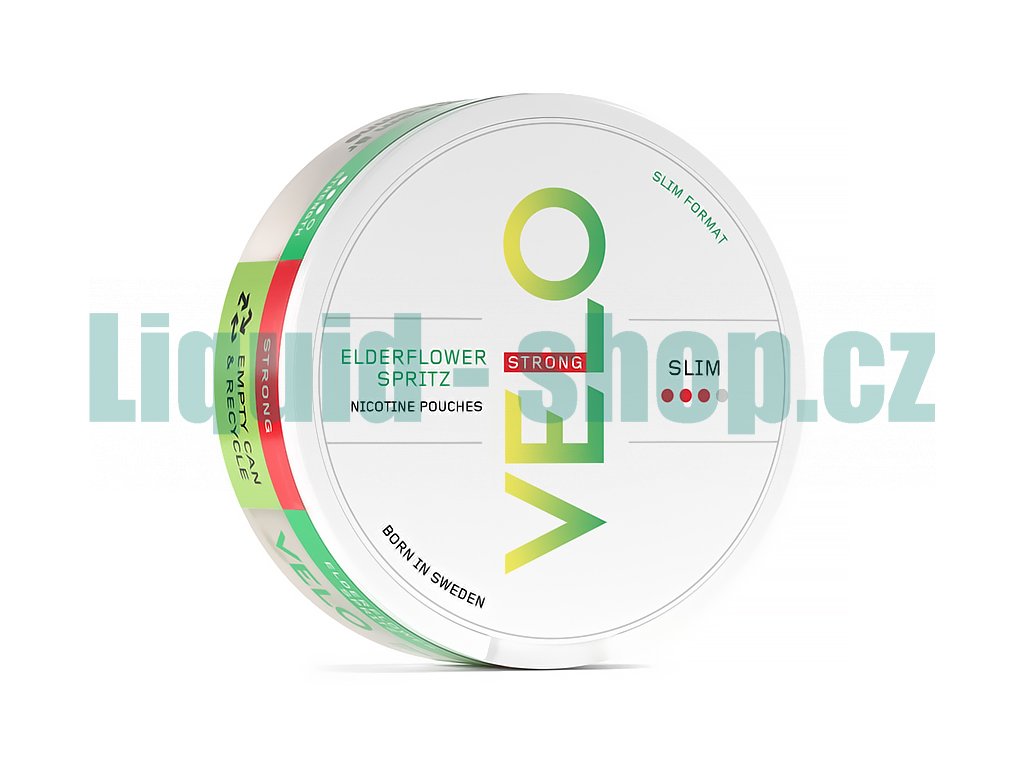 VELO - nikotinové sáčky - Elderflower Spritz - 13,6mg /g, produktový obrázek.