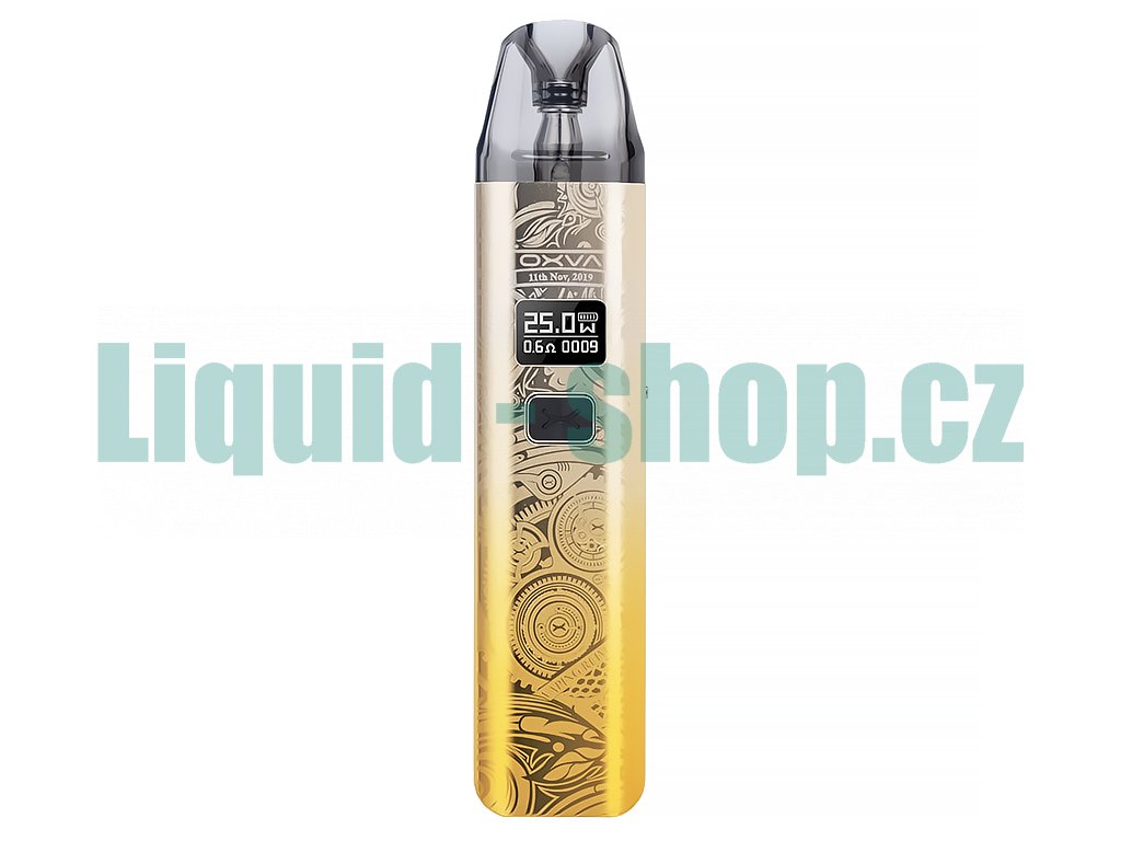 Oxva Xlim V2 - Pod Kit - 900mAh - 3RD Anniversary - Limited Edition - Gold, produktový obrázek.