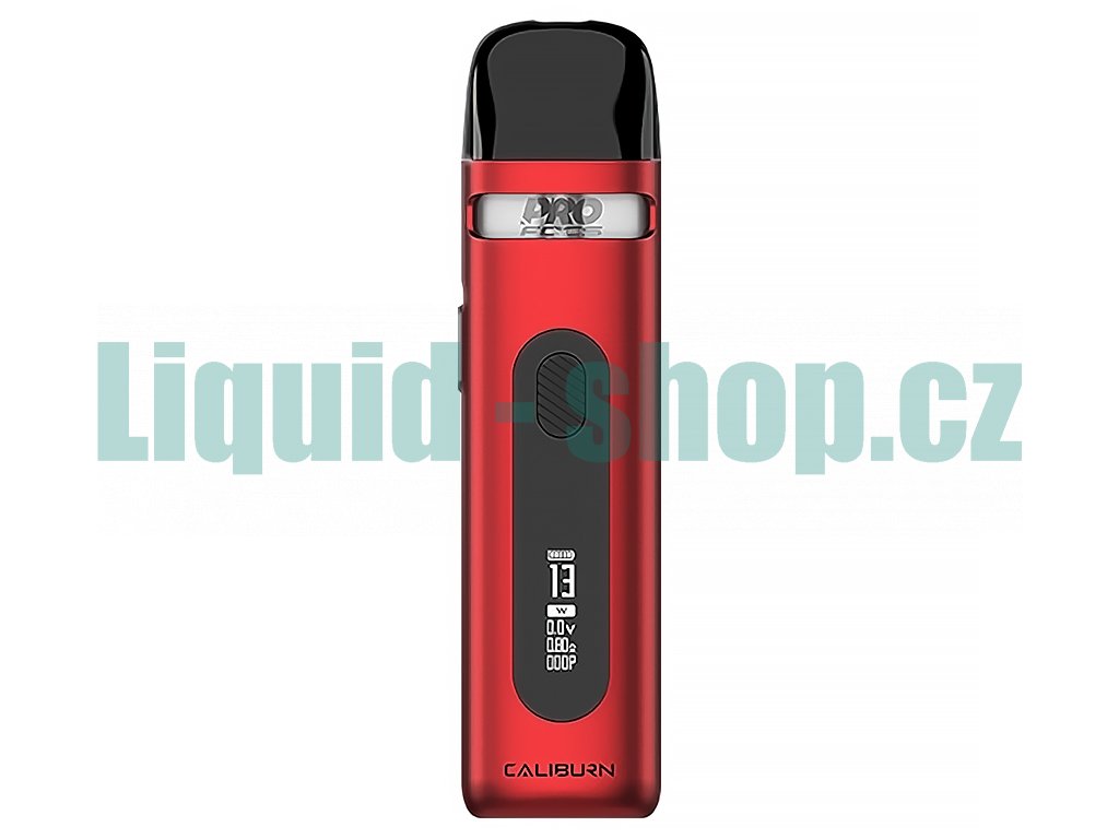 Uwell Caliburn X - Pod Kit - 850mAh - Ribbon Red, produktový obrázek.