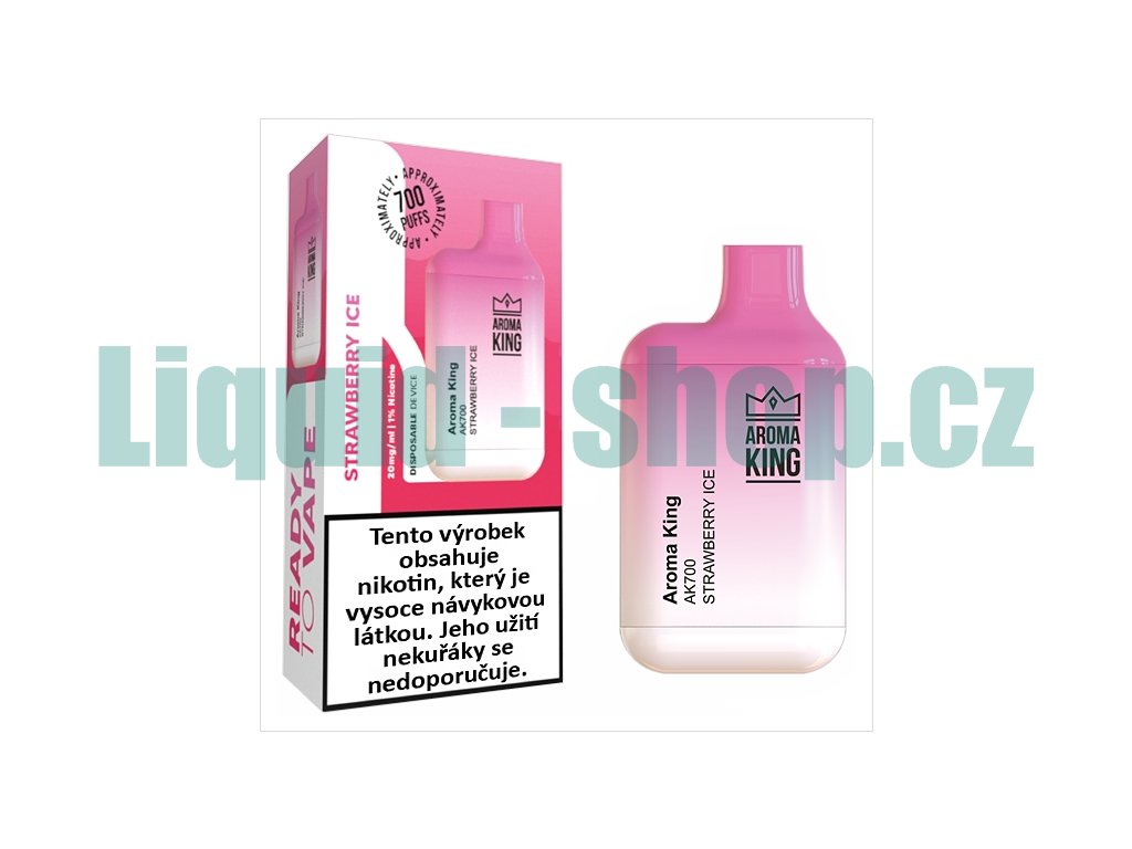 Aroma King AK 700 Mini - 20mg - Strawberry ICE, produktový obrázek.