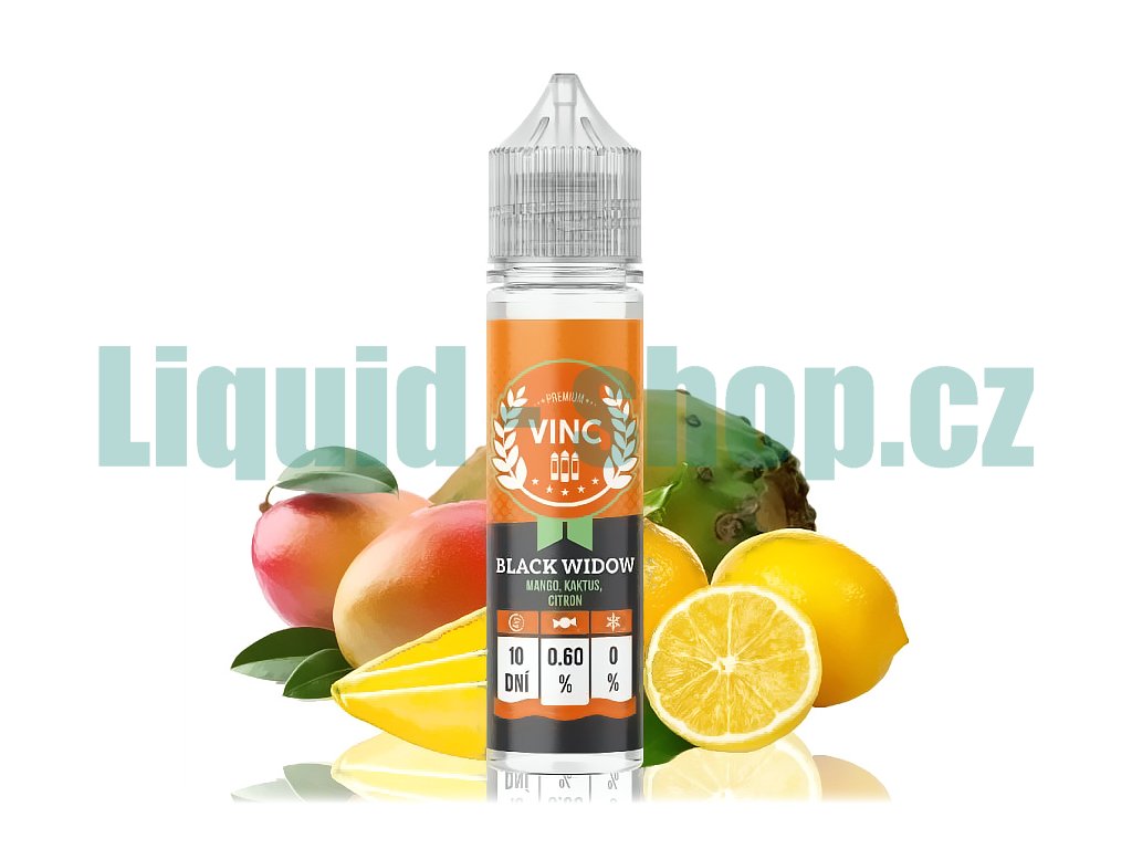 VINC - Shake & Vape - Black Widow - 12ml, produktový obrázek.