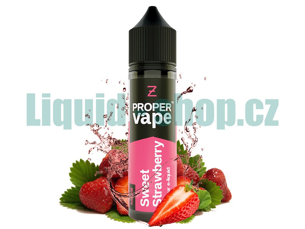 Zeus Juice - Proper Vape - S&V - Sweet Strawberry - 20ml, produktový obrázek.