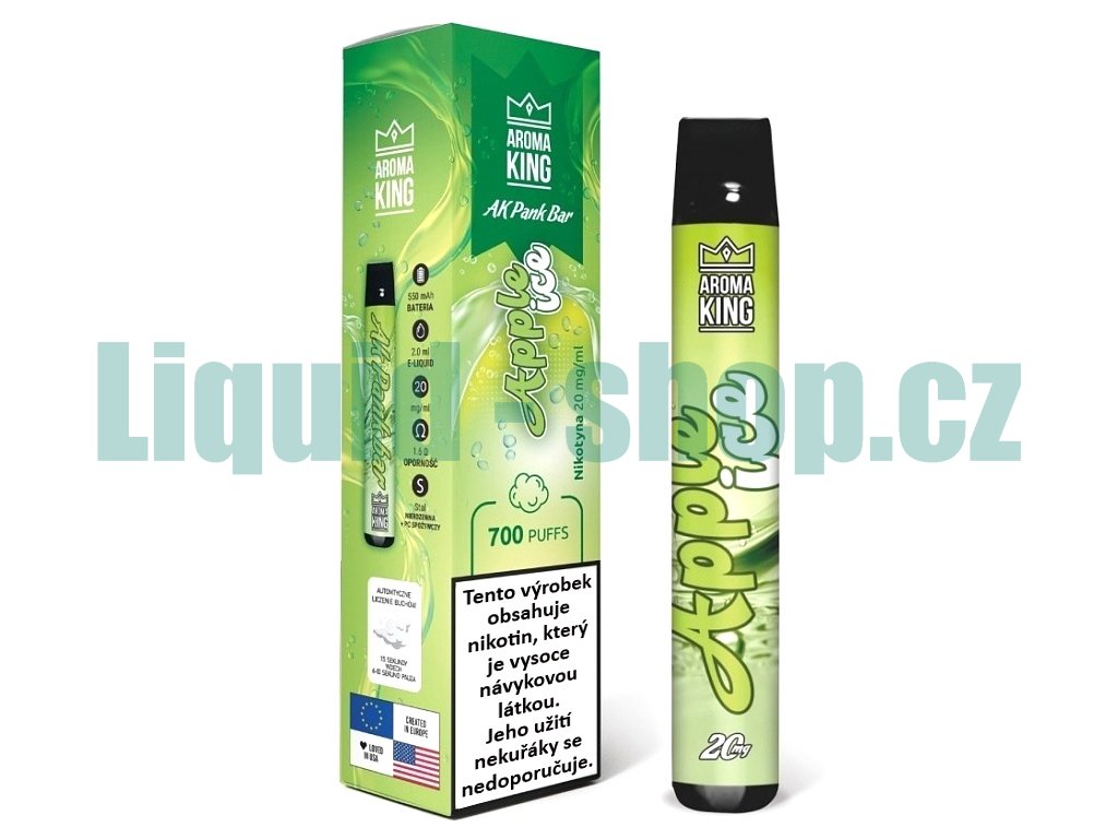 Aroma King AK Pank Bar - 20mg - Apple ICE , produktový obrázek.