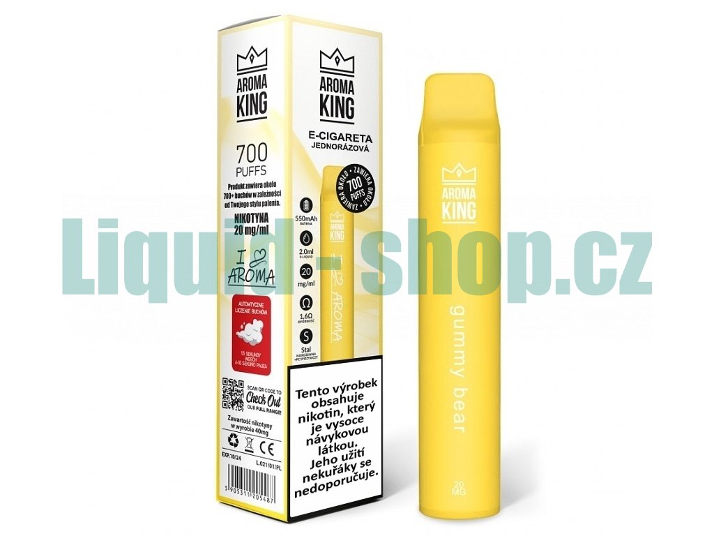 Aroma King I Love Aroma - 20mg - Gummy Bear, produktový obrázek.