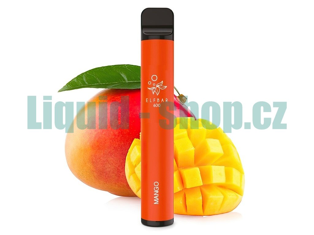 Elf Bar 600 - 20mg - Mango (Mango), produktový obrázek.