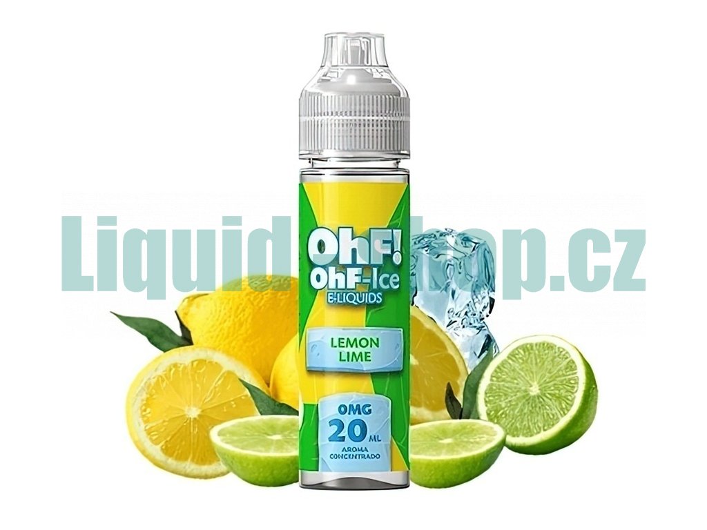 Ohf! - S&V - Ohf-ICE - Lemon Lime - 20ml, produktový obrázek.