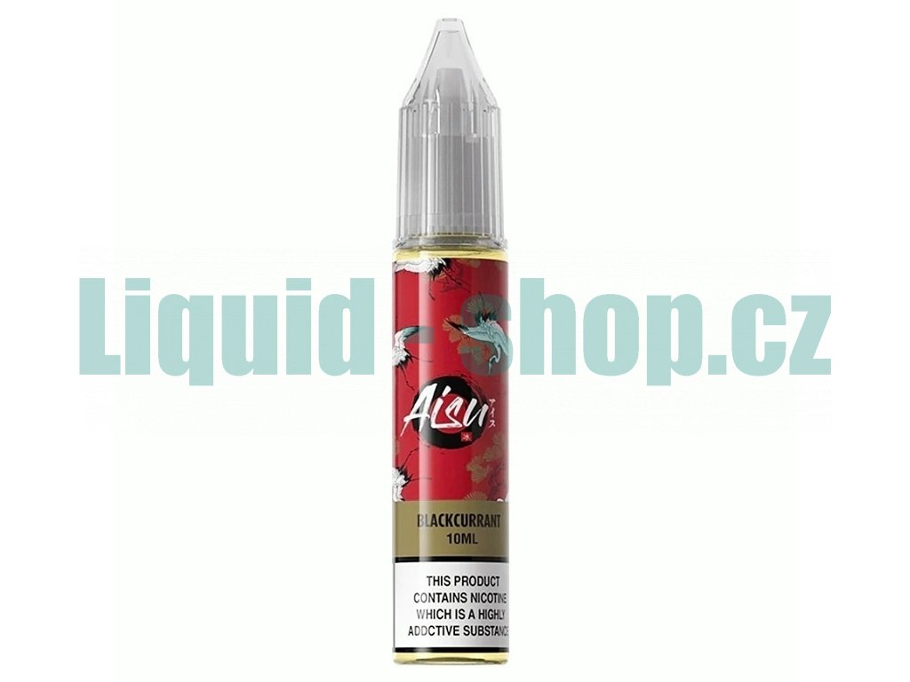 ZAP! Juice AISU Salt - E-liquid - Blackcurrant - 10ml - 20mg, produktový obrázek.