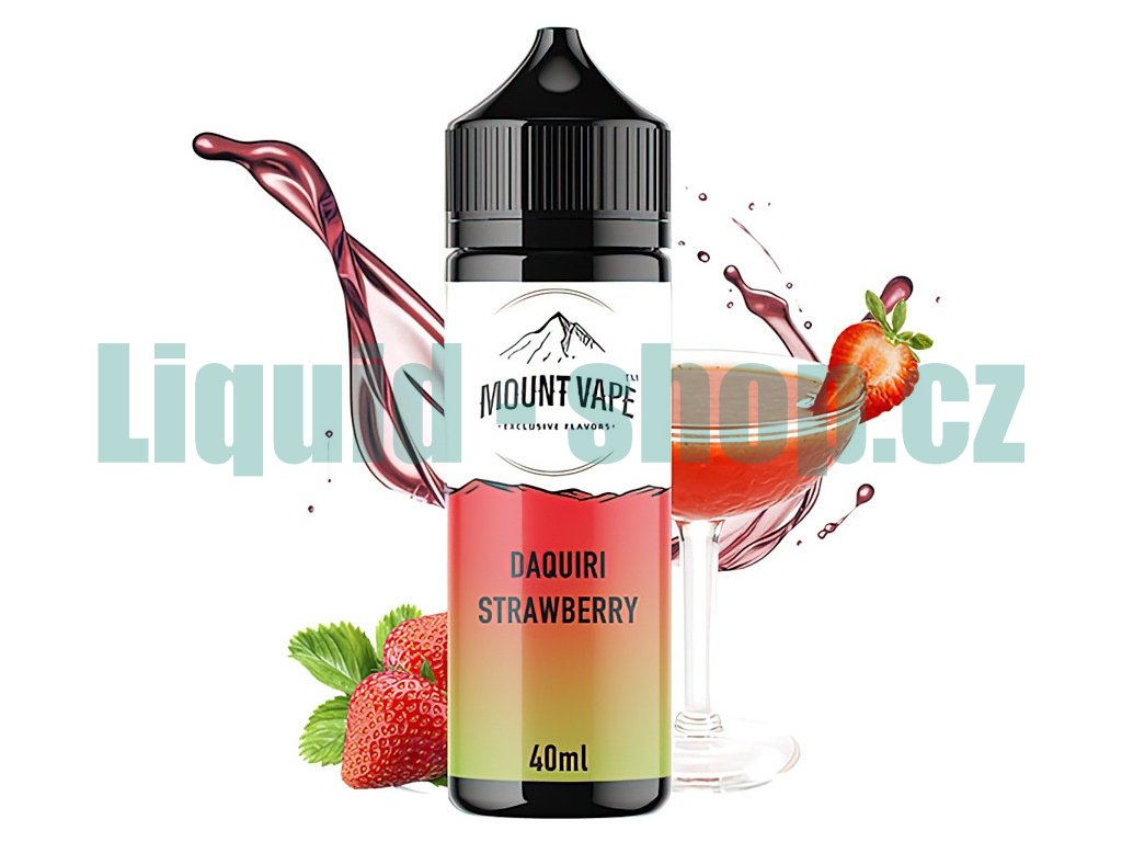 Mount Vape - Shake & Vape - Daiquiri Strawberry - 40ml, produktový obrázek.