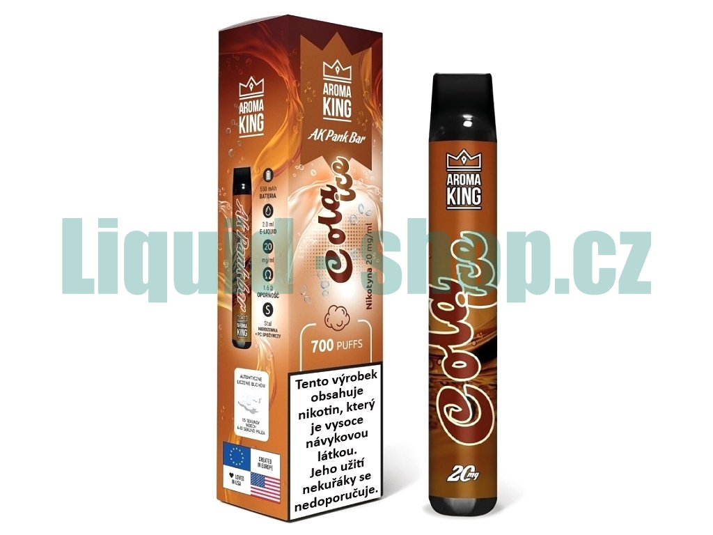 Aroma King AK Pank Bar - 20mg - Cola ICE, produktový obrázek.