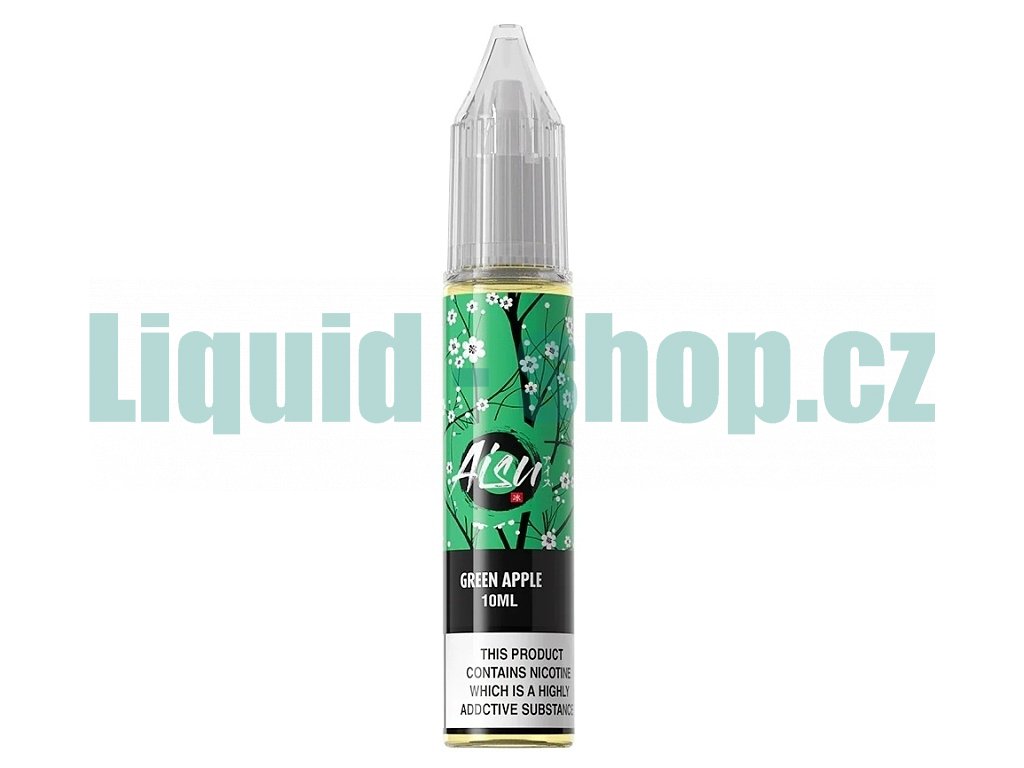 ZAP! Juice AISU Salt - E-liquid - Green Apple - 10ml - 20mg, produktový obrázek.