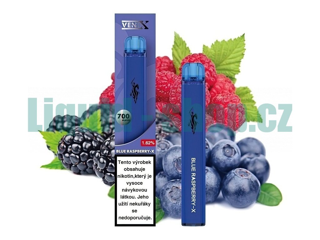 VENIX - Blue Raspberry X - 18mg, produktový obrázek.