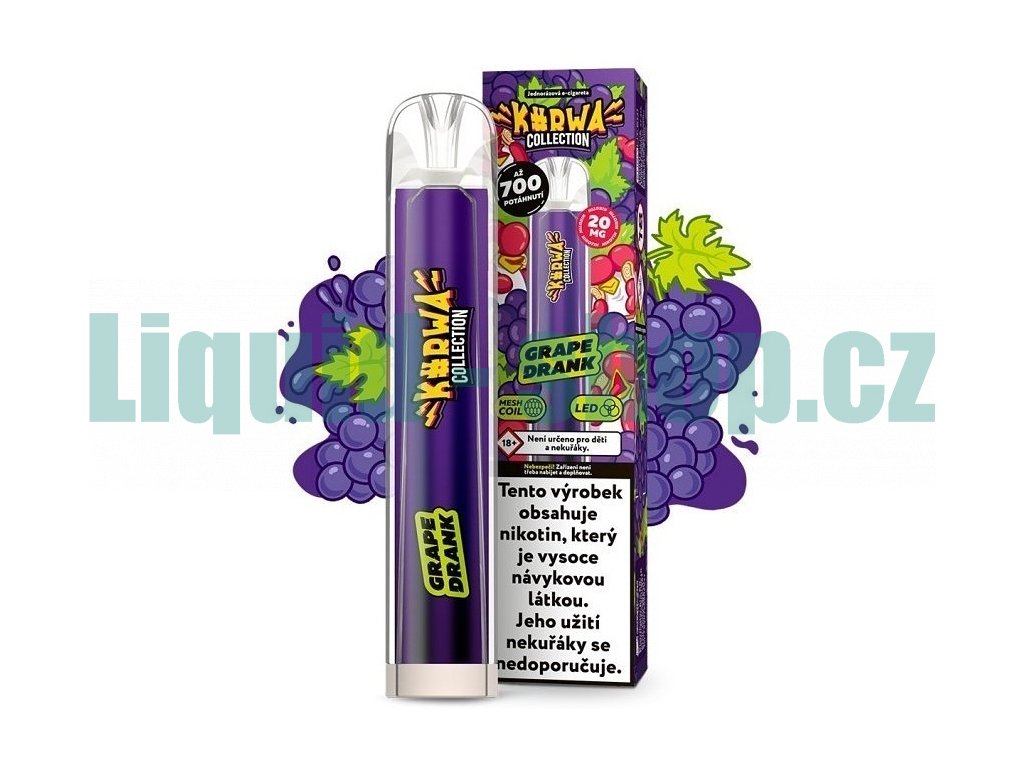 Kurwa Collection - 20mg - Grape Drank, produktový obrázek.