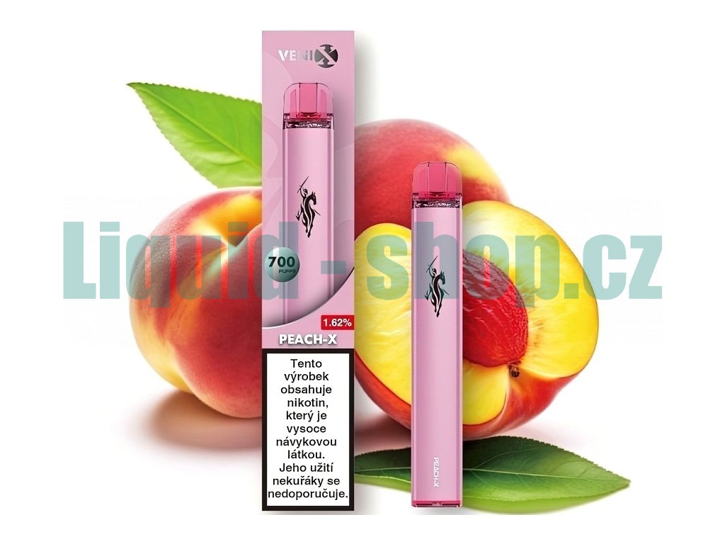 VENIX - Peach X - 18mg, produktový obrázek.