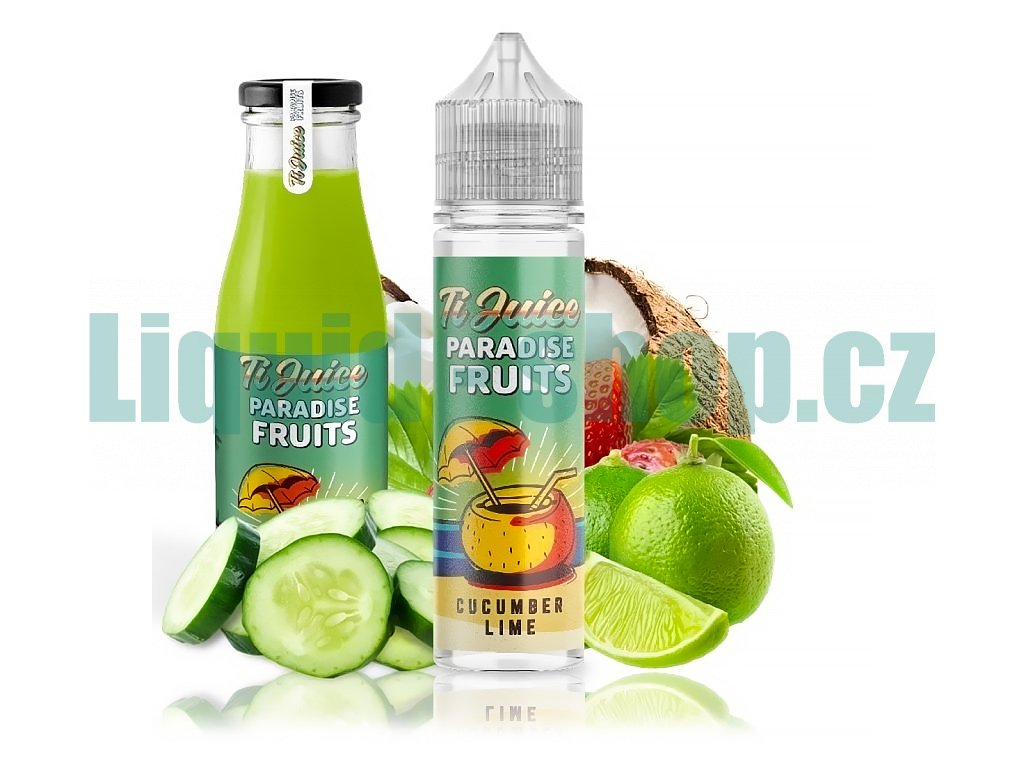 TI Juice Paradise Fruits - Shake & Vape - Cucumber Lime - 12ml, produktový obrázek.