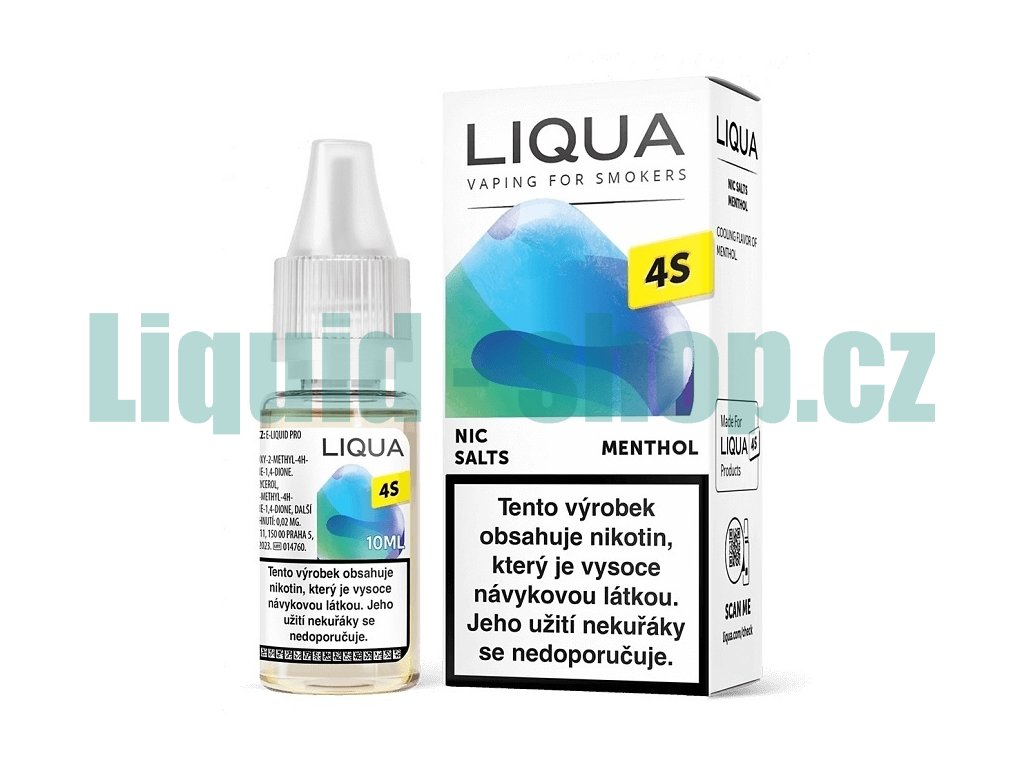 Liqua 4S - Menthol - 18mg, produktový obrázek.