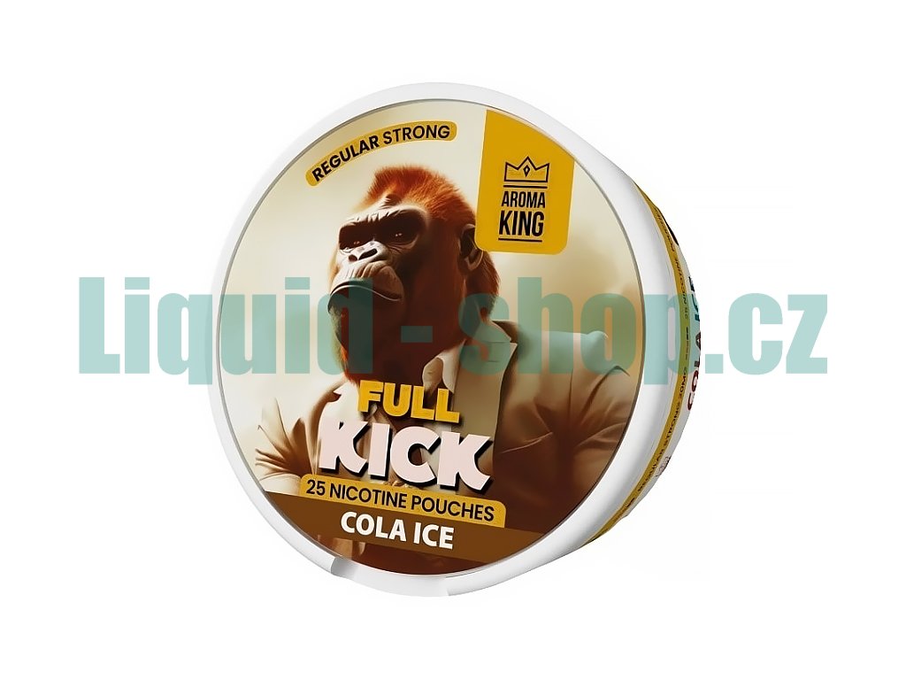 Aroma King Full Kick - nikotinové sáčky - Cola ICE - 20mg /g, produktový obrázek.