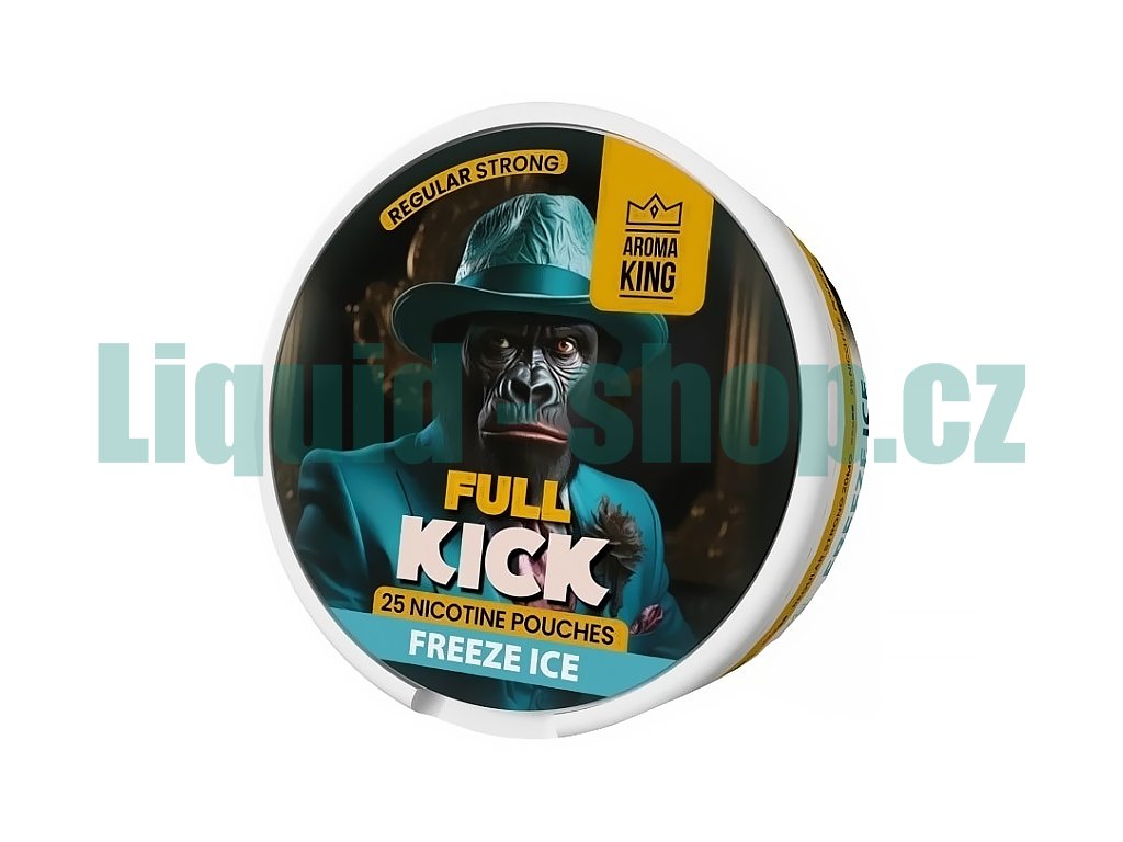 Aroma King Full Kick - nikotinové sáčky - Freeze ICE - 20mg /g, produktový obrázek.