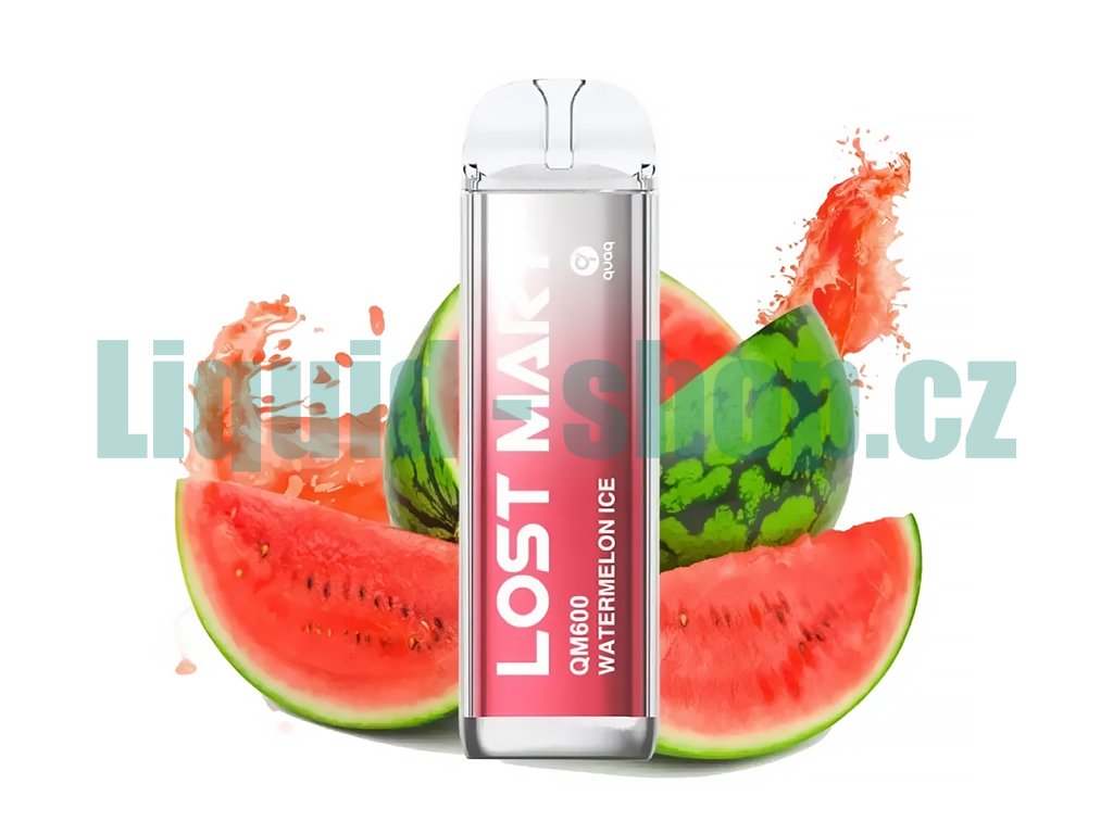 Lost Mary - QM600 - Watermelon ICE - 20mg, produktový obrázek.