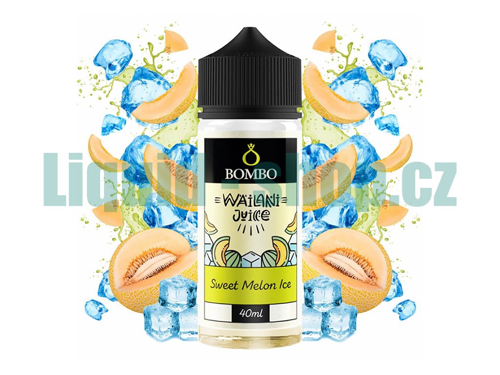 Bombo - Wailani Juice - S&V - Sweet Melon ICE (Ledový cukrový meloun) - 40ml, produktový obrázek.