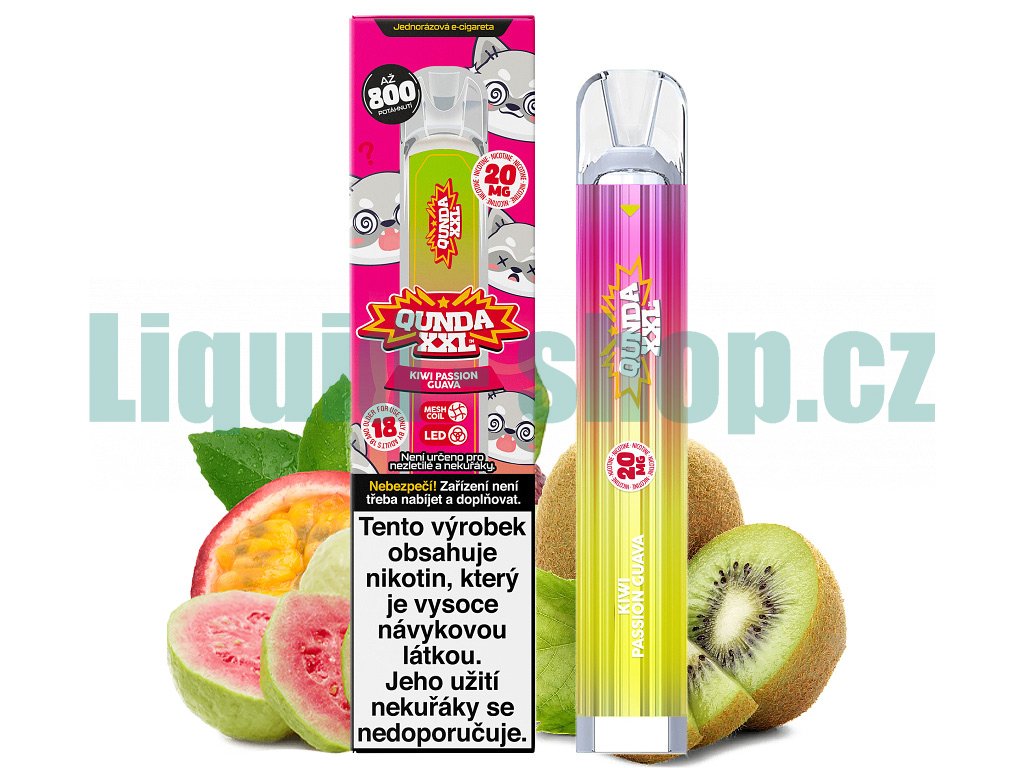 Qunda XXL - Kiwi Passion Guava - 20mg, produktový obrázek.