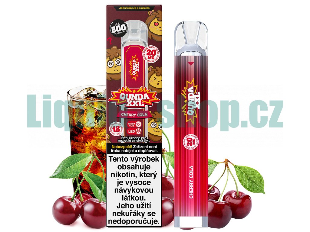 Qunda XXL - Cherry Cola - 20mg, produktový obrázek.