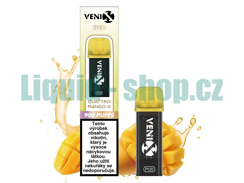 Venix Max Pod - Quattro Mango-X - 20mg, produktový obrázek.