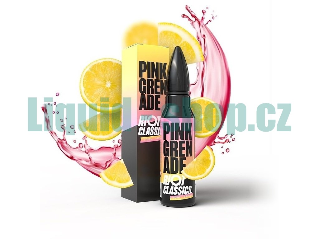 Riot CLASSICS - S&V - Citronovo-jahodová limonáda - 10ml, produktový obrázek.