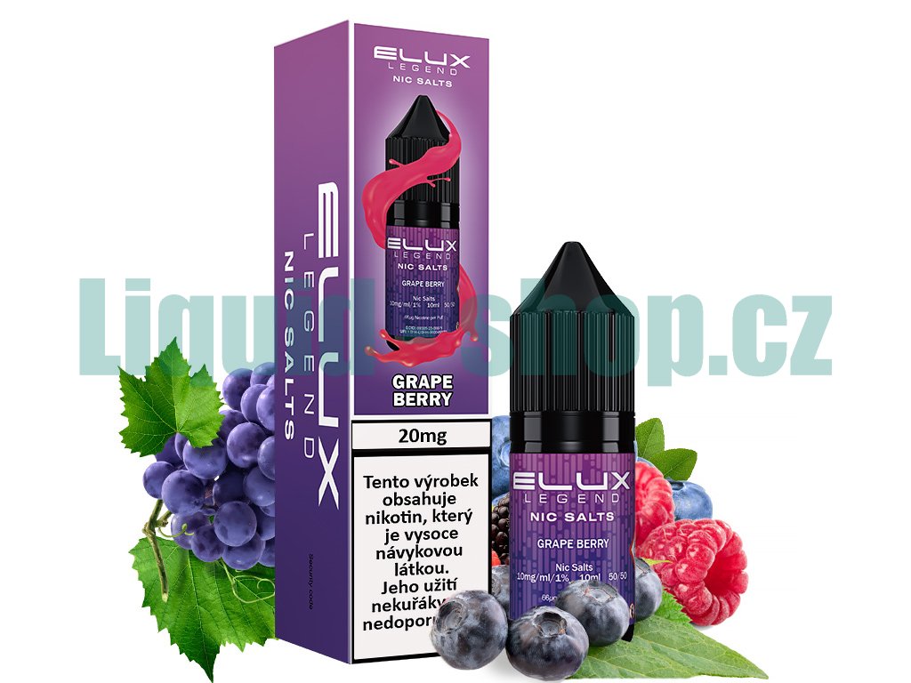 Elux Legend Salts - Grape Berry - 20mg, produktový obrázek.