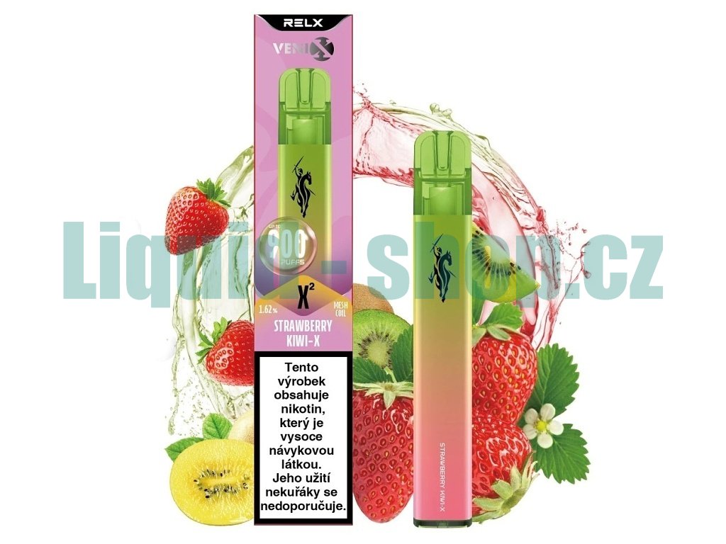 Venix X2 - Strawberry Kiwi-X - 16mg, produktový obrázek.