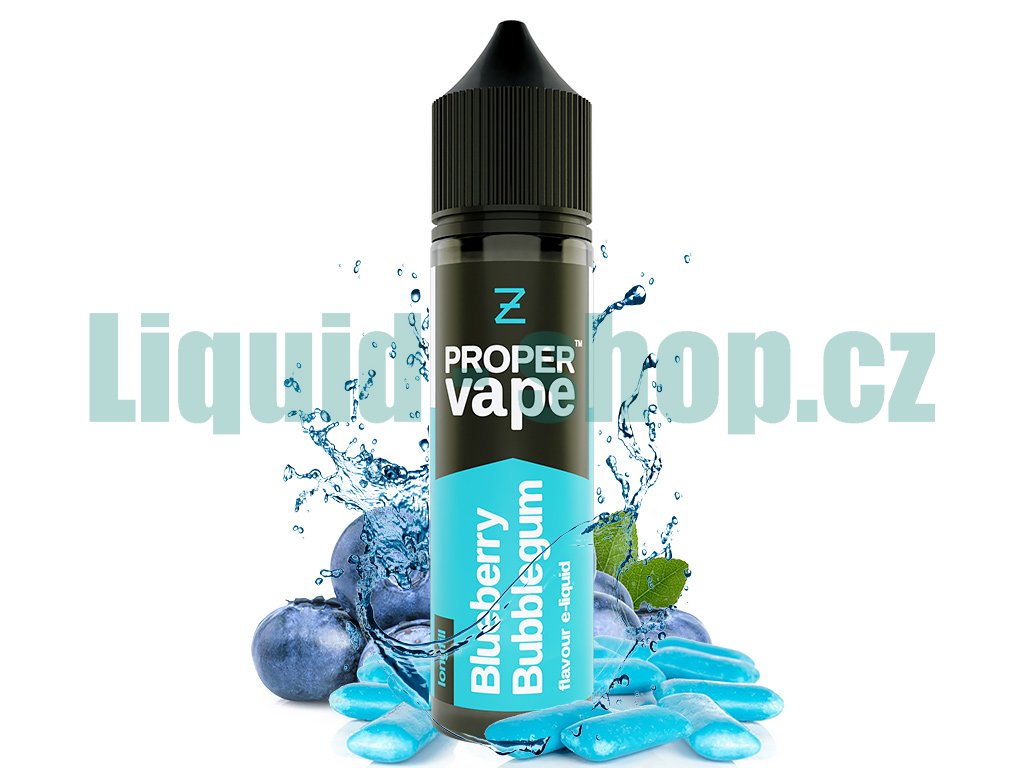 Zeus Juice - Proper Vape - S&V - Blueberry Bubblegum - 20ml, produktový obrázek.