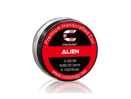 Předmotané spirálky Coilology Alien Ni80 (0,1ohm) (2ks)