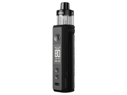 VooPoo Drag X2 - Pod Kit - 80W - Spray Black, produktový obrázek.