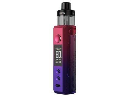 VooPoo Drag X2 - Pod Kit - 80W - Modern Red, produktový obrázek.