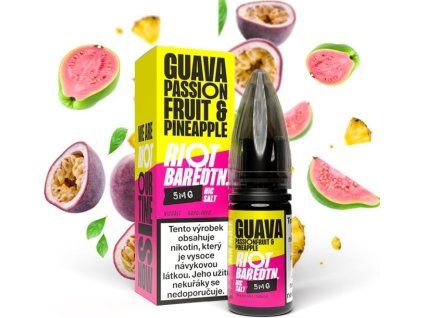 liquid riot bar edtn salt guava passionfruit pineapple guava marakuja a ananas 10ml 10mg