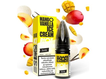 liquid riot bar edtn salt mango vanilla ice cream mangovo vanilkova zmrzlina 10ml 20mg