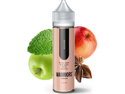prichut provape warriors sv 10ml wizard zelene jablko cervene jablko anyz mentol