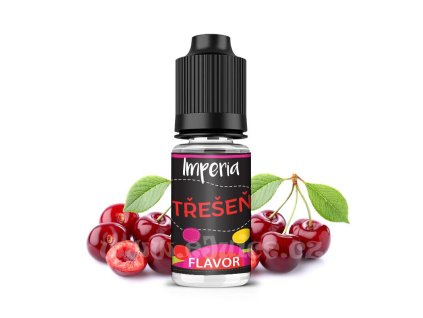 Příchuť Imperia Black Label: Třešeň objem 10ml tabáková nálepka Kolek R