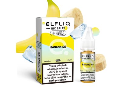 Elfliq Salt Banana Ice (Ledový banán) 10ml 20mg
