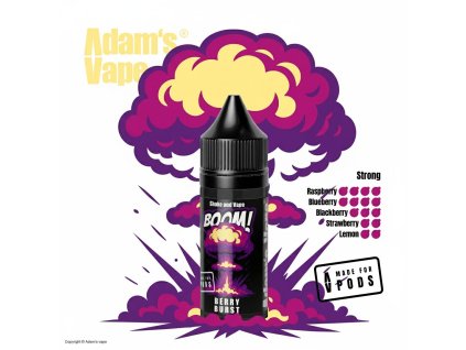 Příchuť Adam's Vape Boom S&V Berry Burst objem 5ml  Lesní plody s citronem
