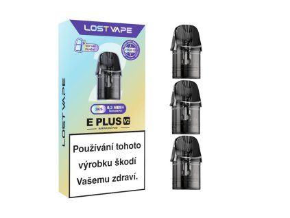 Lost Vape E Plus V2 Pod Cartridge 0,3ohm 2ml 3ks