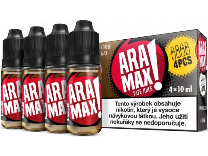 aramax 4pack coffee max 4x10ml