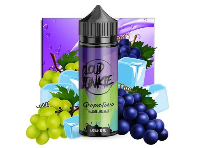 CloudJunkie - GrapeTasia - Shake and Vape - 30ml, produktový obrázek.