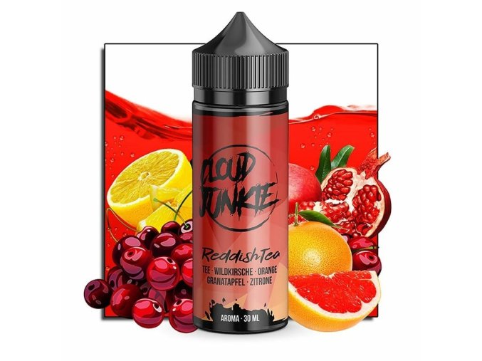 CloudJunkie - ReddishTea - Shake and Vape - 30ml, produktový obrázek.