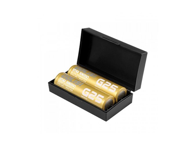 Baterie Golisi G25 IMR 18650 / 20A (2500mAh) (2ks + pouzdro)
