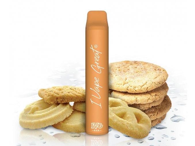 IVG Bar Plus + - Lahodné máslové sušenky (Butter Cookie), produktový obrázek.