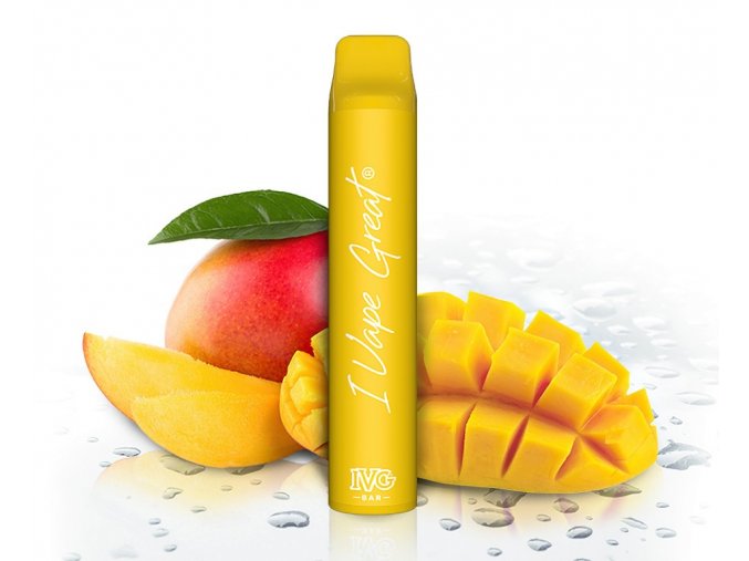 IVG Bar Plus + - Mango s mátou (Exotic Mango), produktový obrázek.