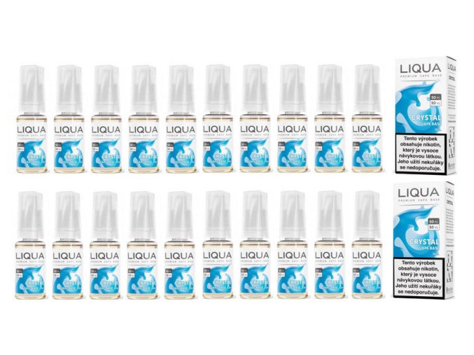 LIQUA CZ Crystal Vape 20x10ml 18mg