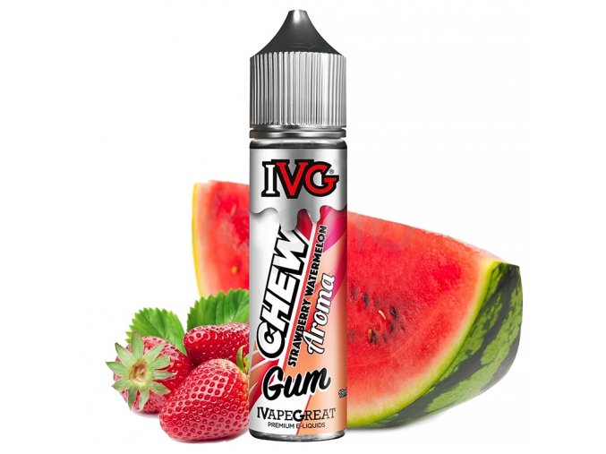 IVG - Chew Series - S&V - Strawberry, Watermelon (Jahodovo-melounová žvýkačka) - 18ml, produktový obrázek.
