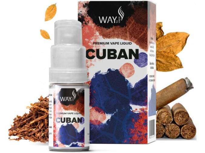 Liquid WAY to Vape Cuban 10ml-0mg