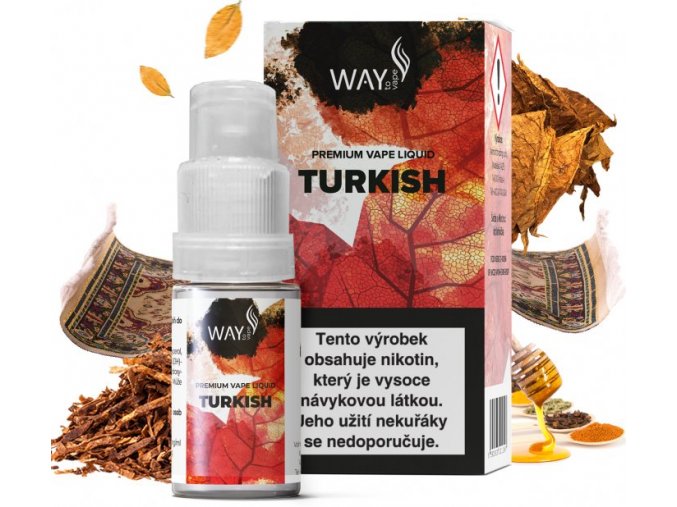 Liquid WAY to Vape Turkish 10ml-3mg